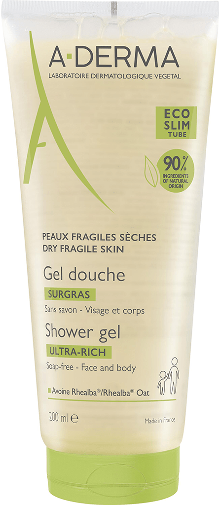 ADERMA Gel douche surgras Tube de 200ml