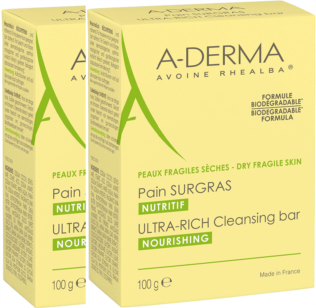 ADERMA Pain surgras avoine Rhealba 2x100g