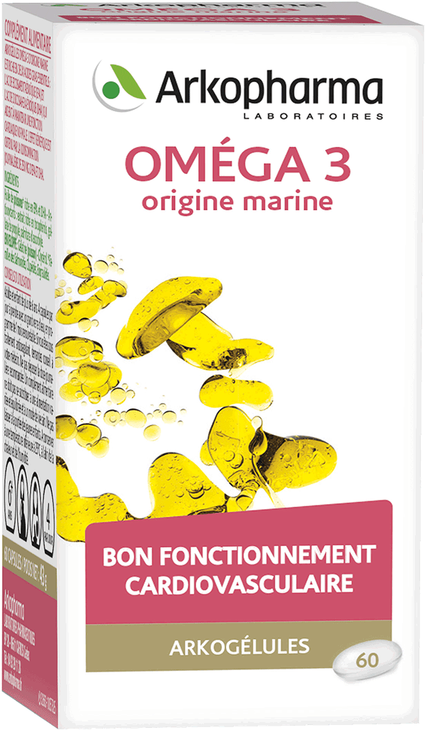 ARKOGELULES Omega 3 origine marine Caps Flacon de 180