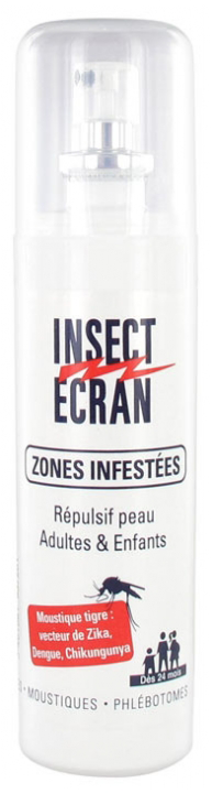 INSECT ECRAN répulsif Vêtements anti-moustiques (spray 100 ml)
