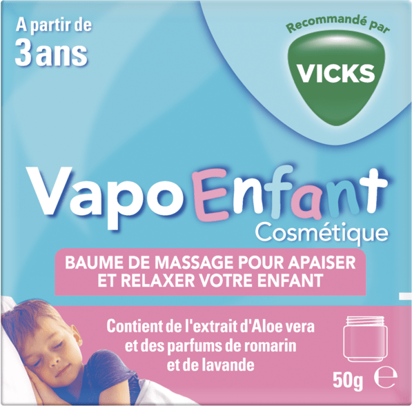 VICKS VAPO ENFANT BAUME DE MASSAGE 50 G